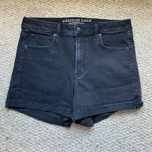 american eagle vintage hi rise jean shorts